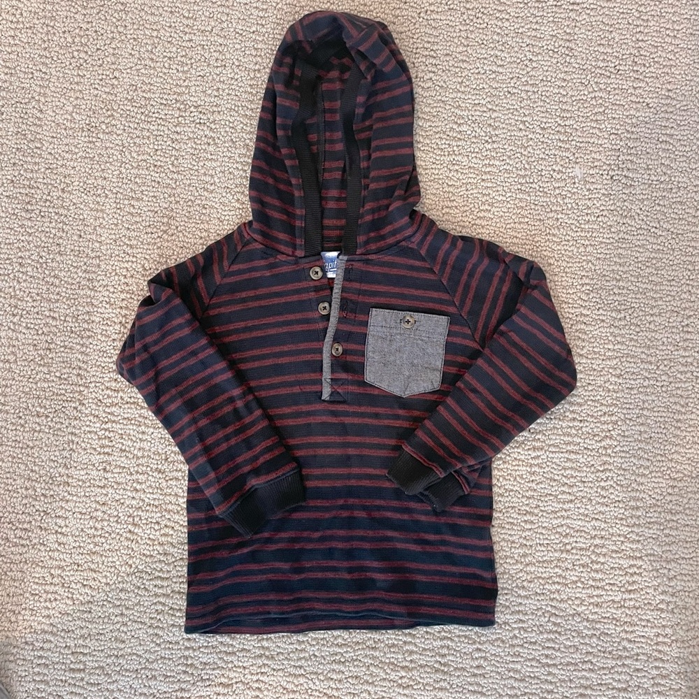 Kapital K cotton thermal hooded shirt